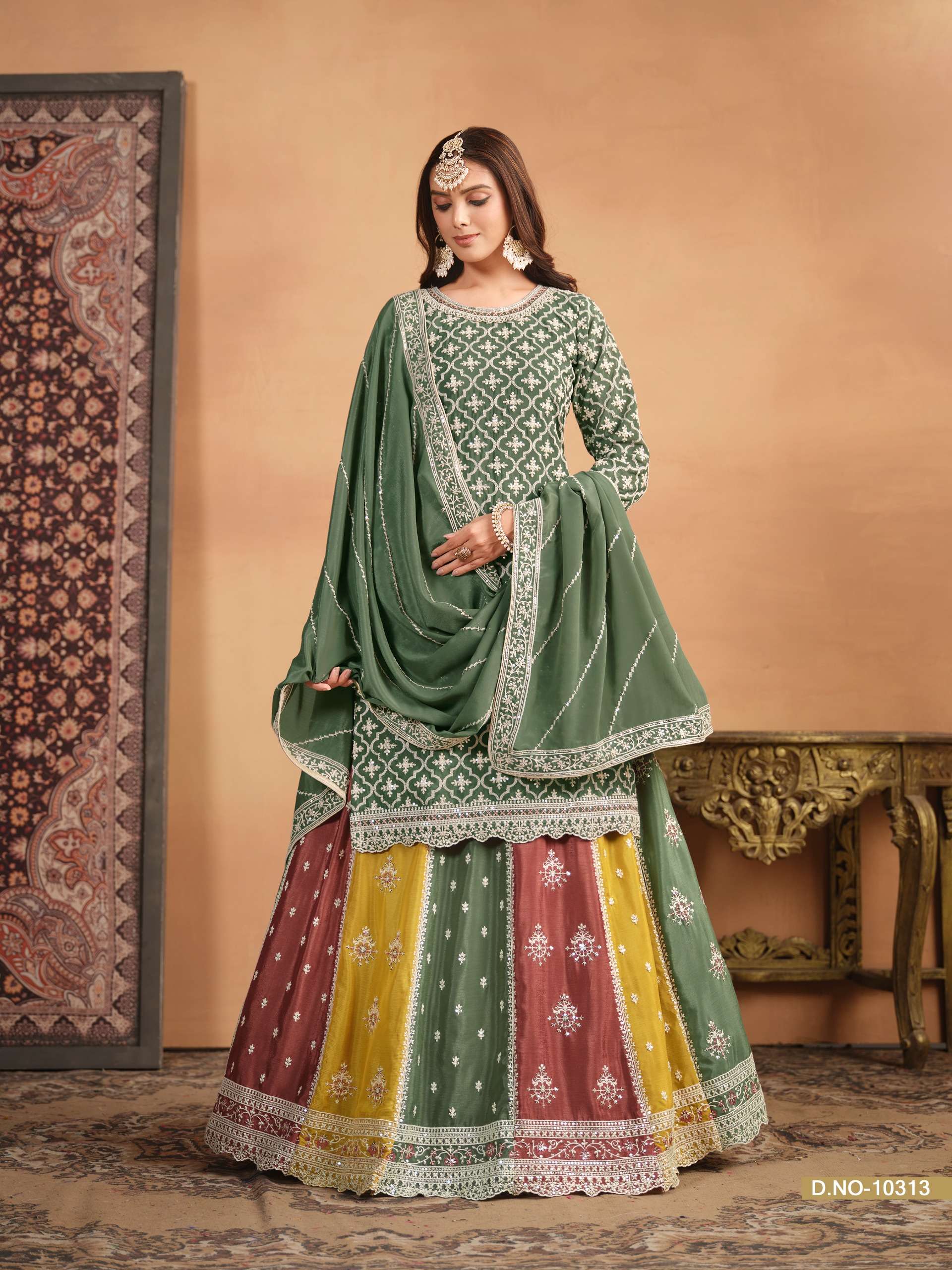 Anjubaa Vol 31 Chinon Designer Salwar Kameez Wholesale catalog
