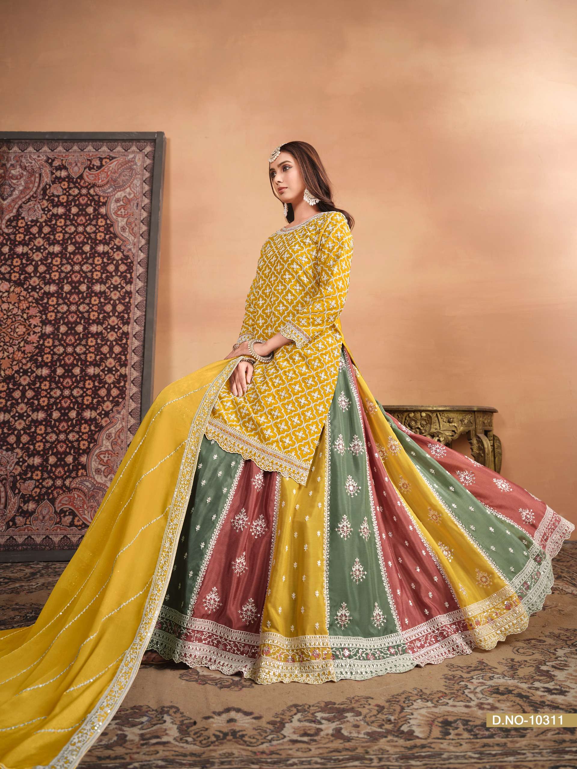 Anjubaa Vol 31 Chinon Designer Salwar Kameez Wholesale catalog