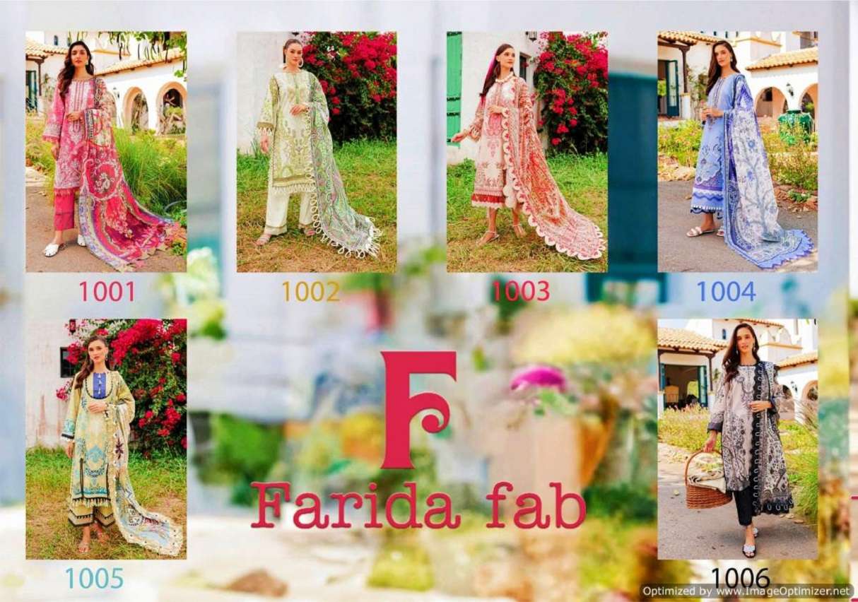 Arihant Farida Fab Vol-1 – Dress Material - Wholesale Catalog