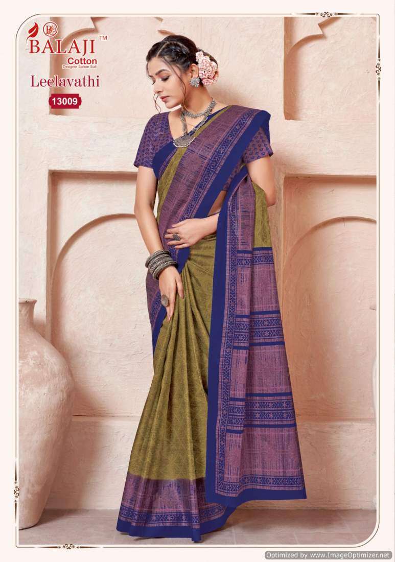 Balaji Leelavathi Vol-13 – Cotton Sarees - Wholesale Catalog