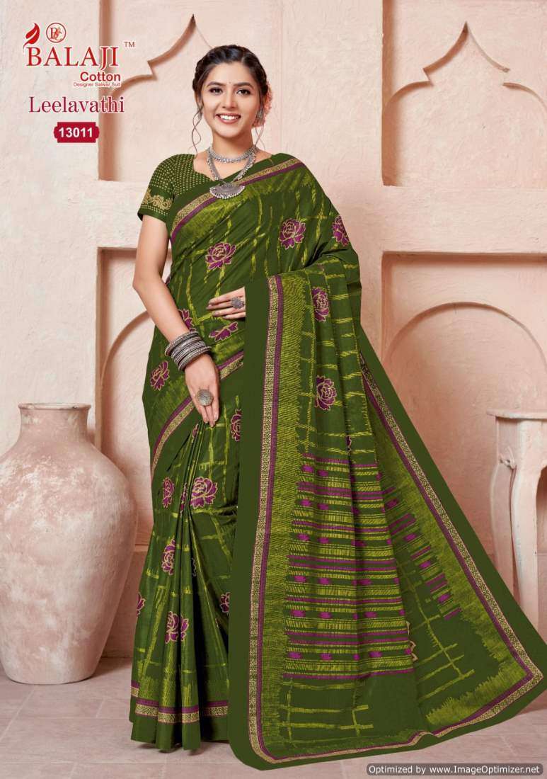 Balaji Leelavathi Vol-13 – Cotton Sarees - Wholesale Catalog