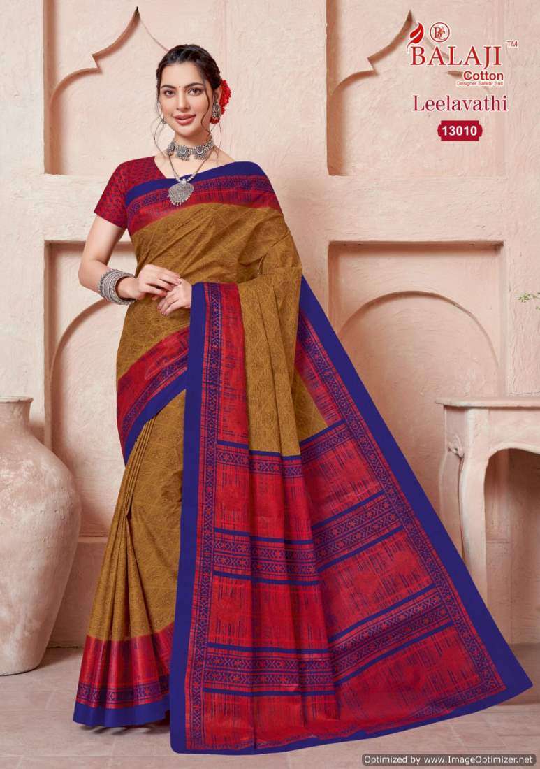 Balaji Leelavathi Vol-13 – Cotton Sarees - Wholesale Catalog