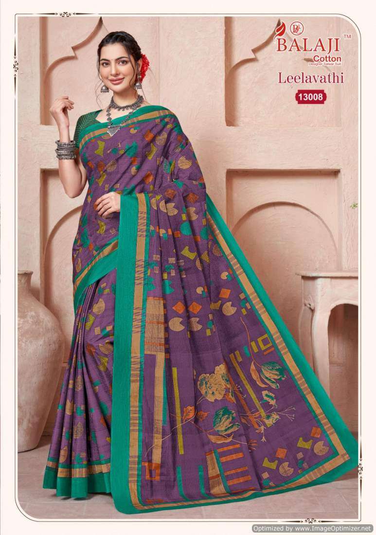 Balaji Leelavathi Vol-13 – Cotton Sarees - Wholesale Catalog