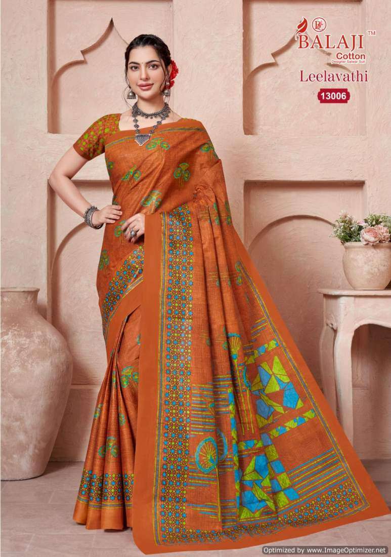 Balaji Leelavathi Vol-13 – Cotton Sarees - Wholesale Catalog