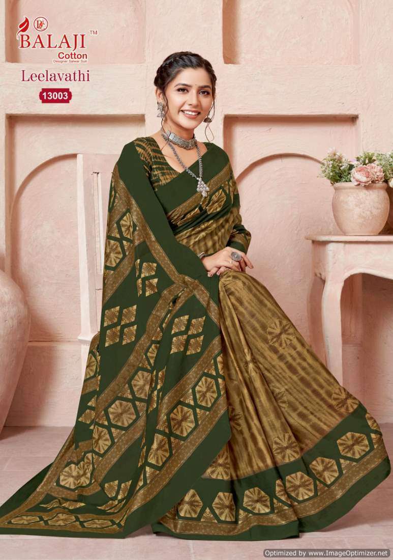 Balaji Leelavathi Vol-13 – Cotton Sarees - Wholesale Catalog