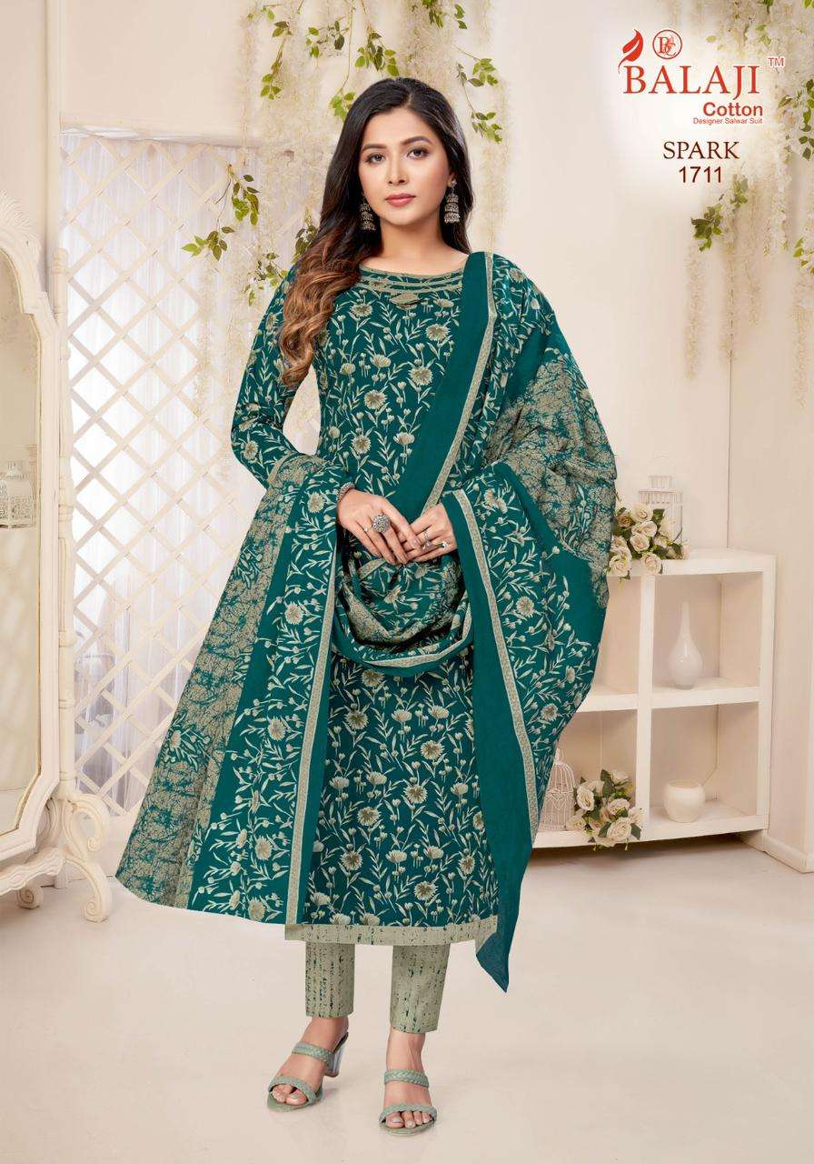 Balaji Spark Vol-17 – Cotton Dress Material Wholesale Catalog