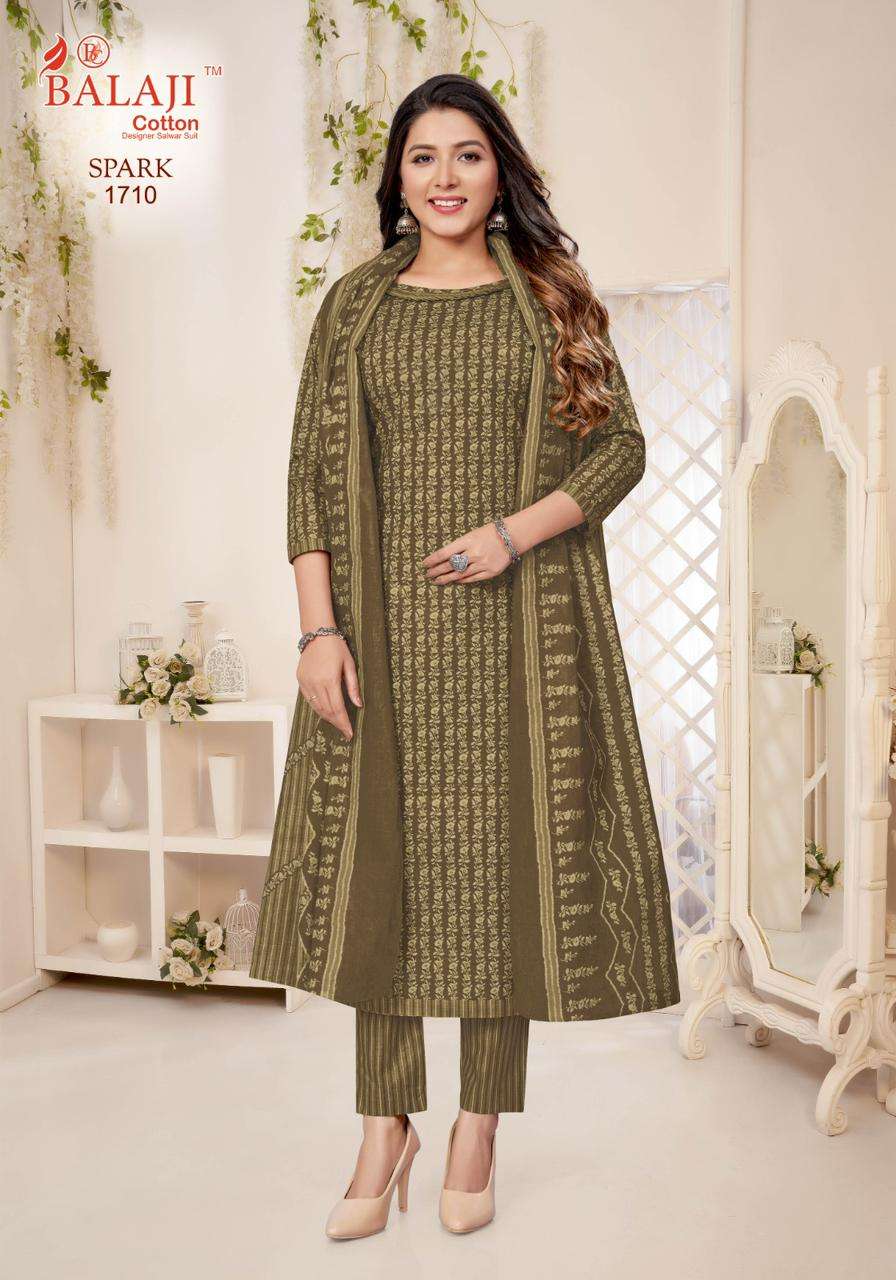 Balaji Spark Vol-17 – Cotton Dress Material Wholesale Catalog