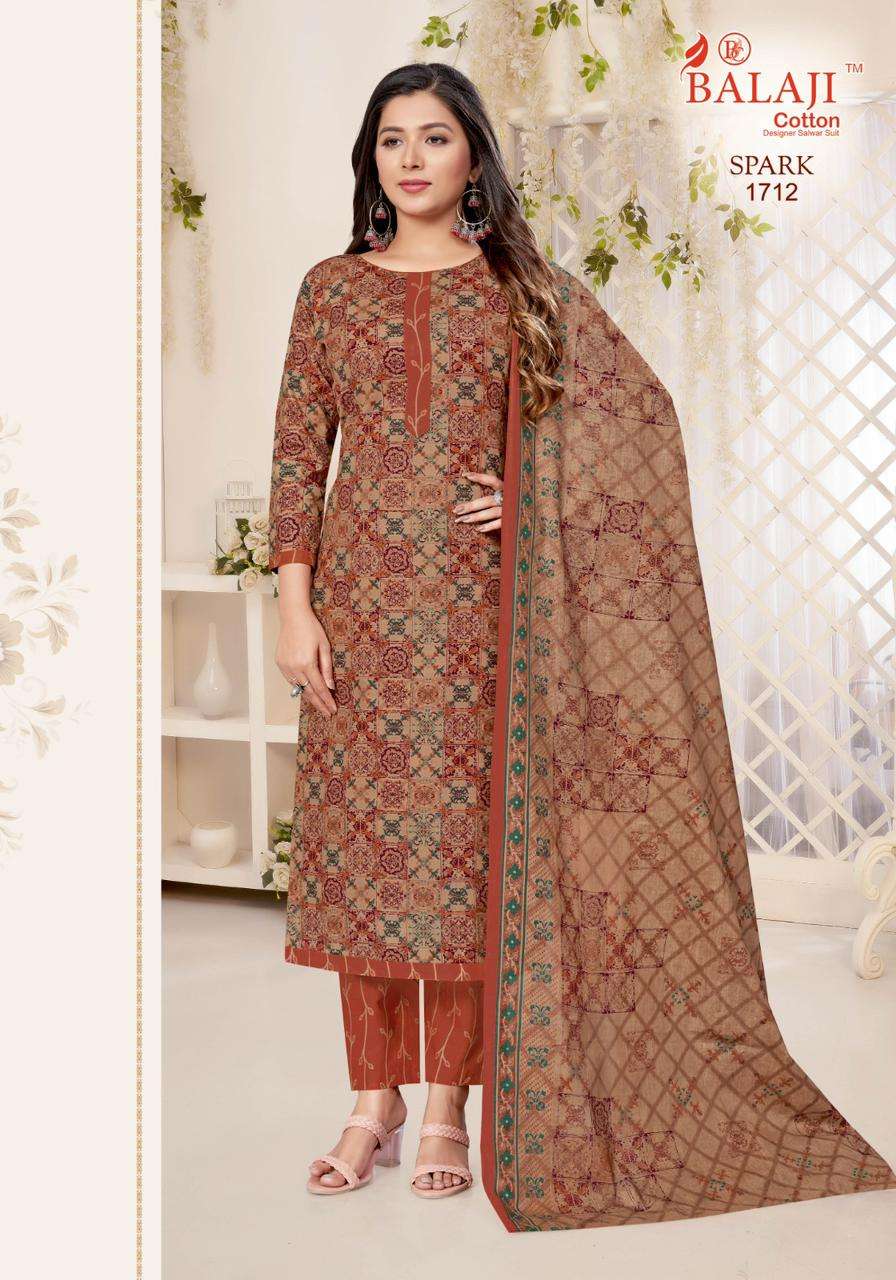Balaji Spark Vol-17 – Cotton Dress Material Wholesale Catalog