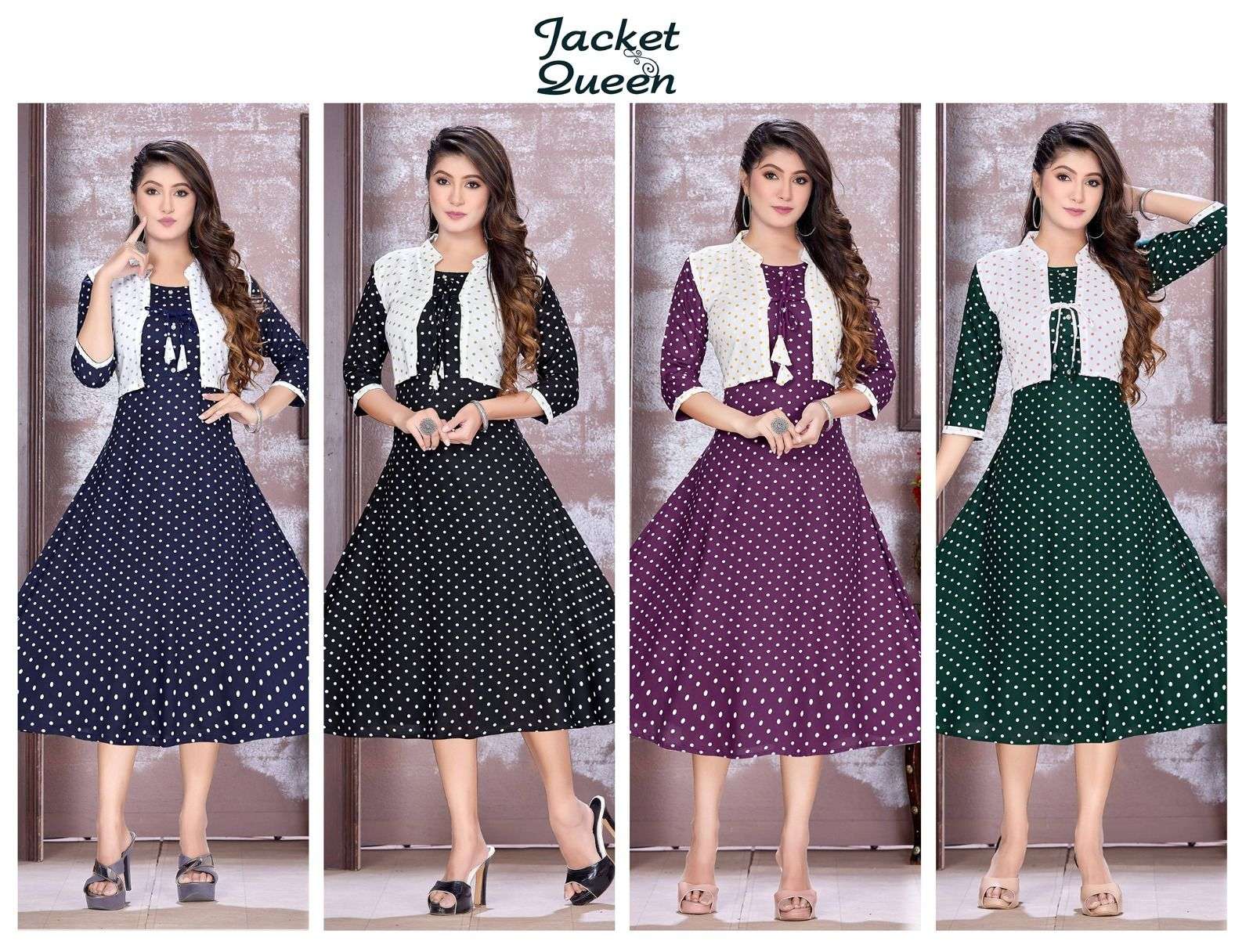 Beauty Jacket Queen Vol.1 Kurti Wholesale catalog