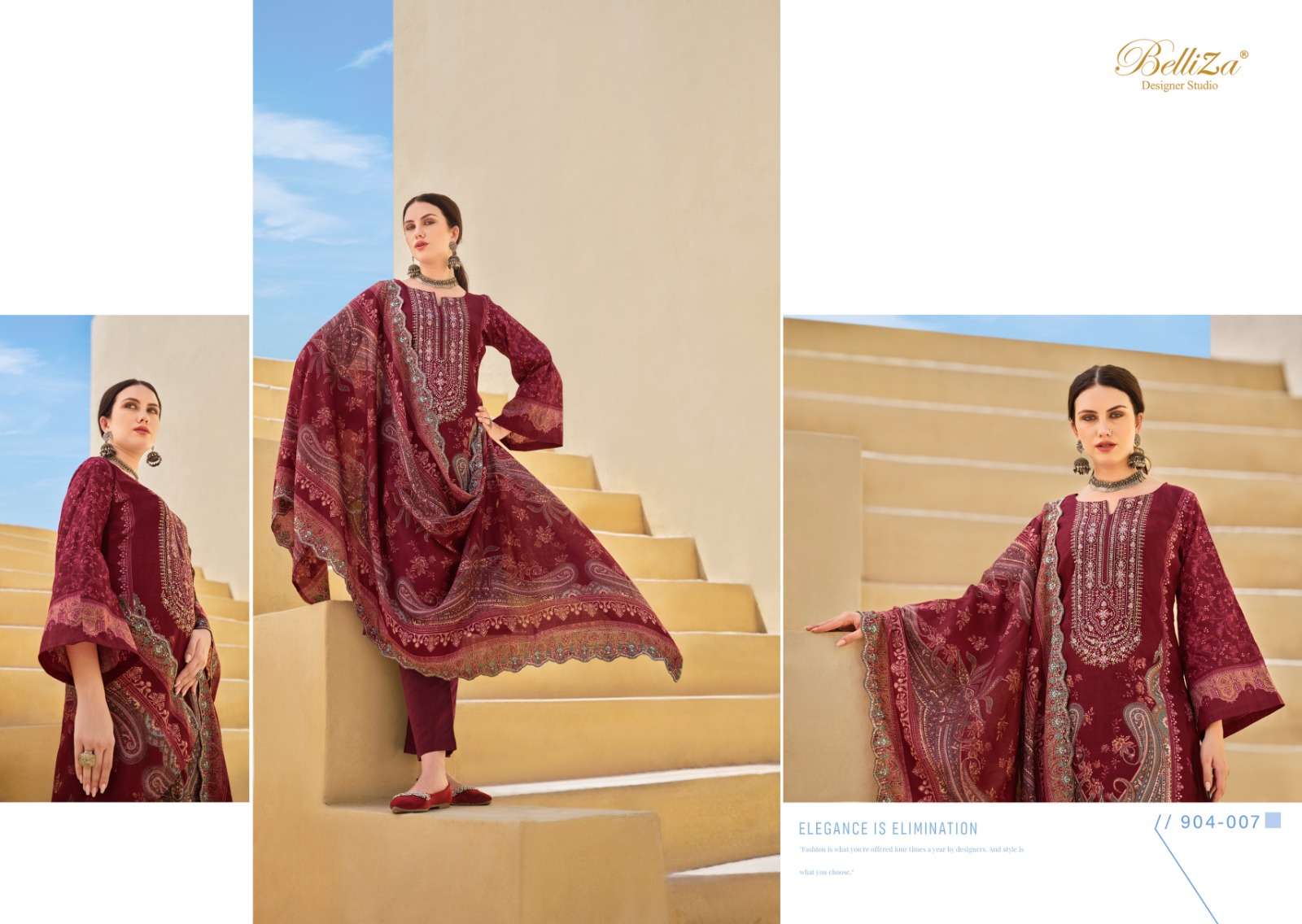 Belliza Guzarish Vol 6 Premium Designer Dress Material Wholesale catalog