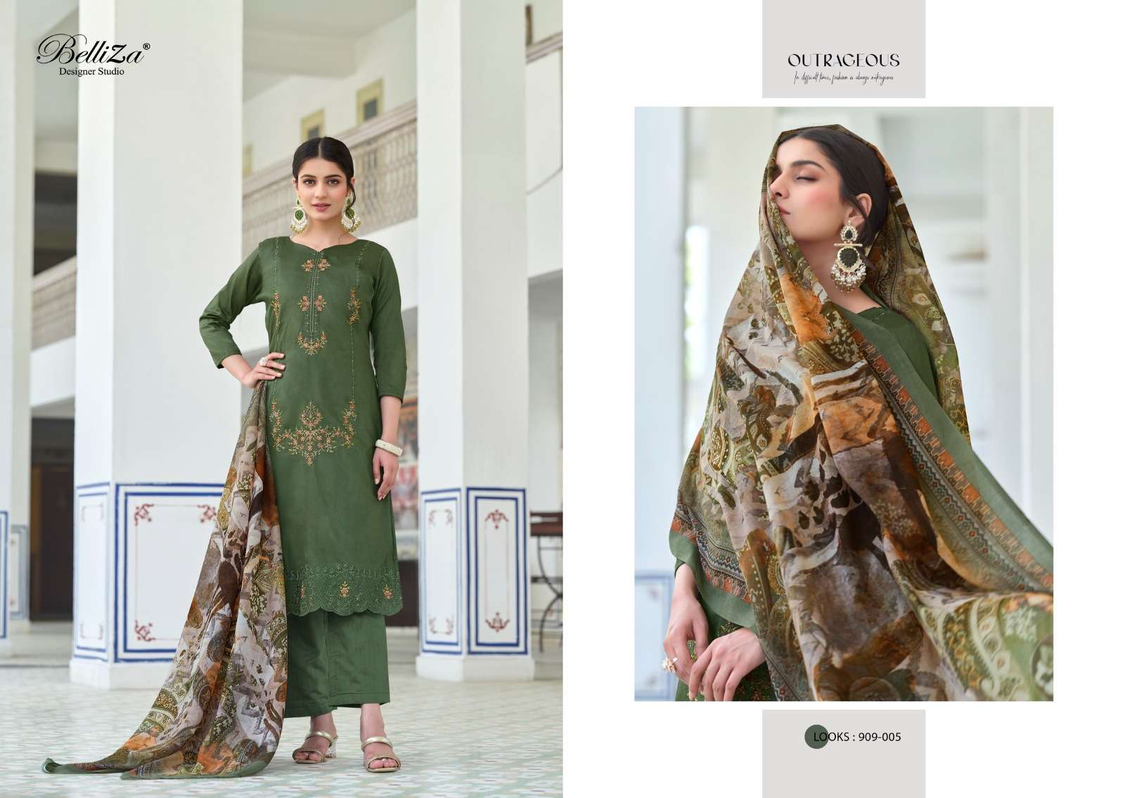 Belliza Jashn E Ishq Vol 6 Cotton Embroidered Dress Material Wholesale catalog