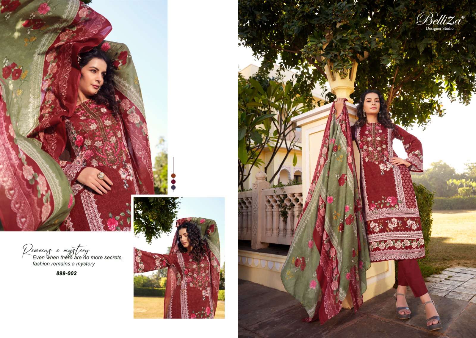 Belliza Naira Vol 44 Premium Designer Dress Material Wholesale Catalog