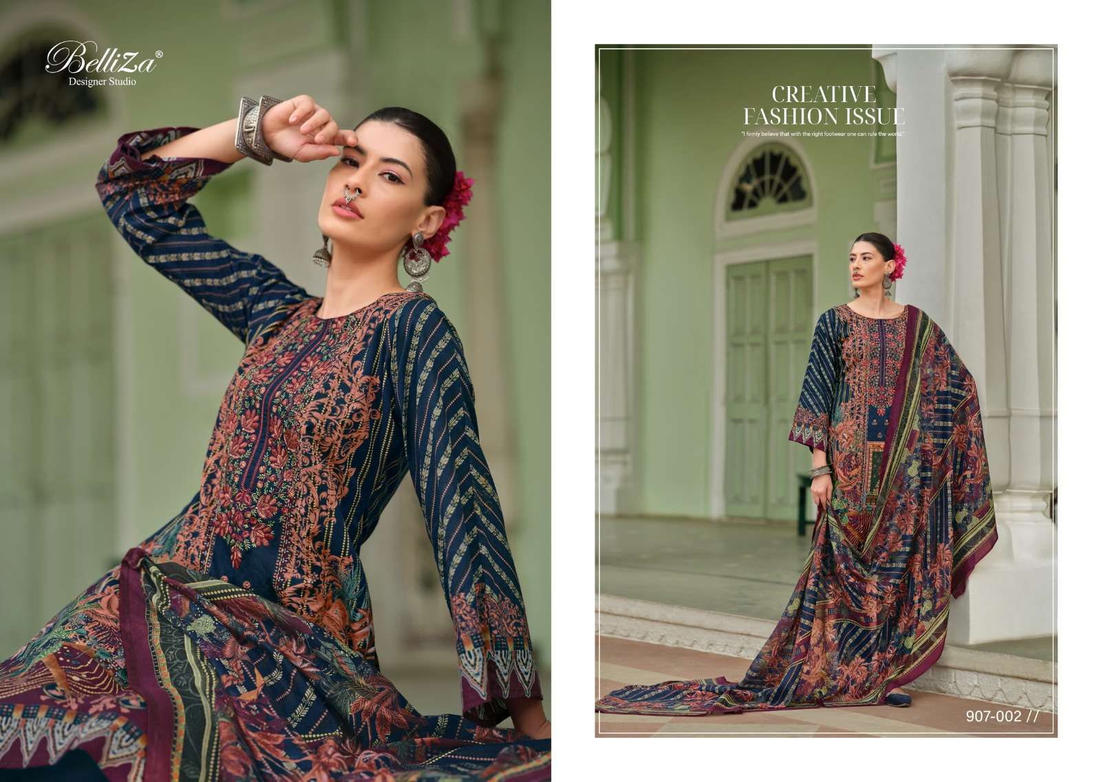 Belliza Naira Vol 47 Cotton Digital Printed Dress Material Wholesale catalog