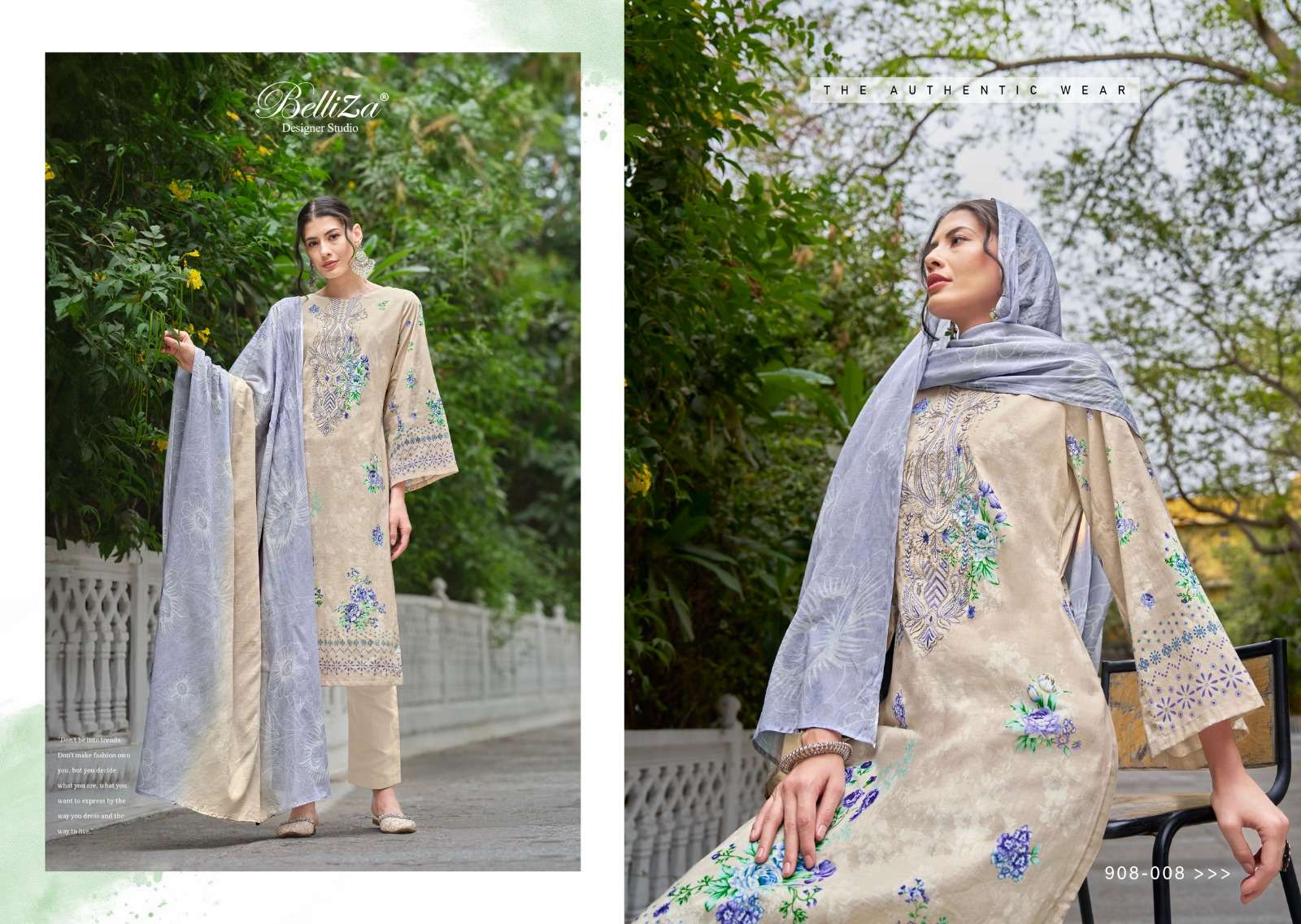 Belliza Naira Vol 48 Cotton Digital Printed Dress Material Wholesale catalog