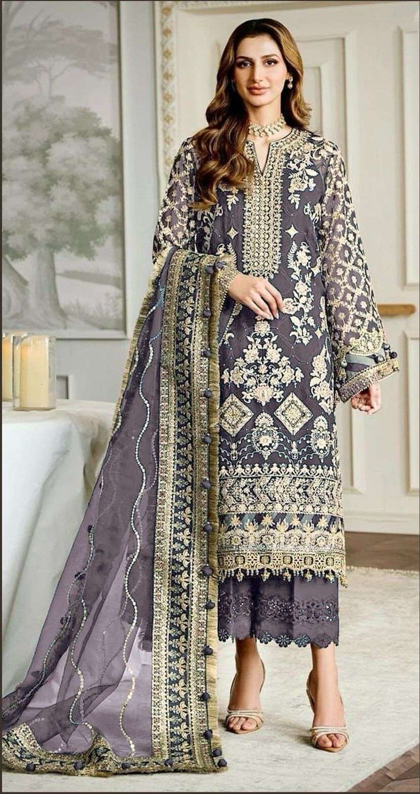 Bilqis B 58 A To D Georgette Salwar Kameez Wholesale catalog