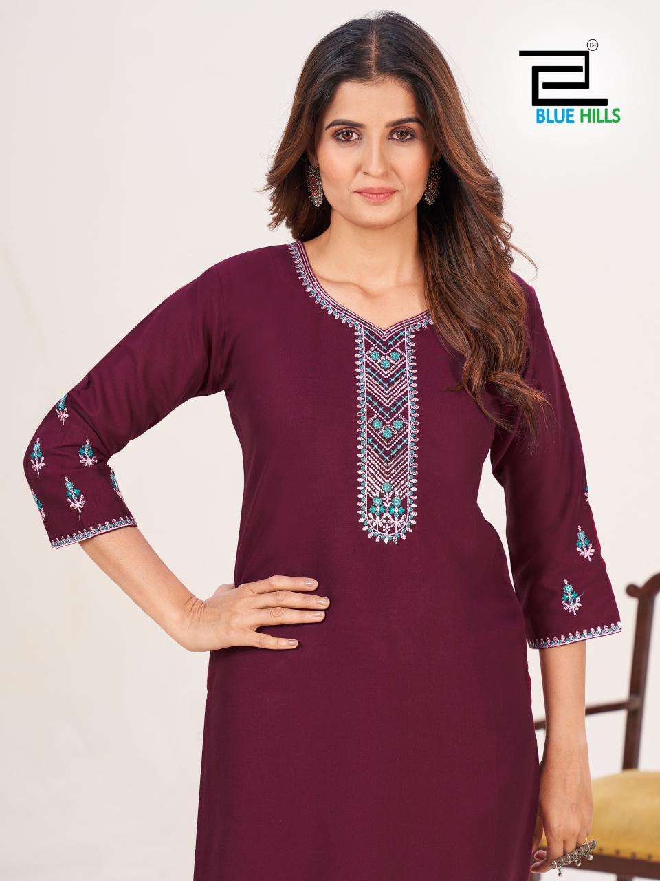 Blue Hills BLOOM Kurti Wholesale catalog