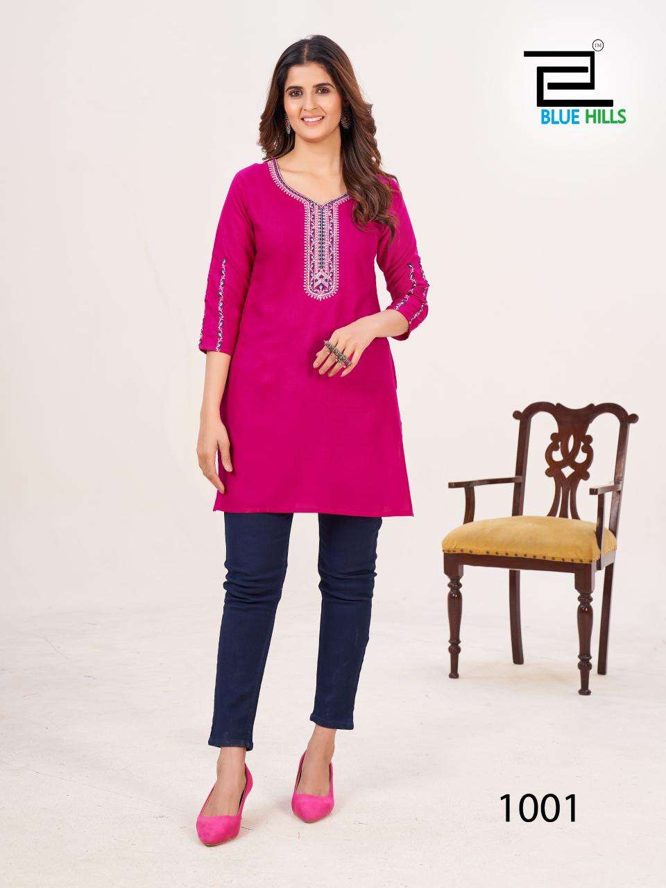 Blue Hills BLOOM Kurti Wholesale catalog