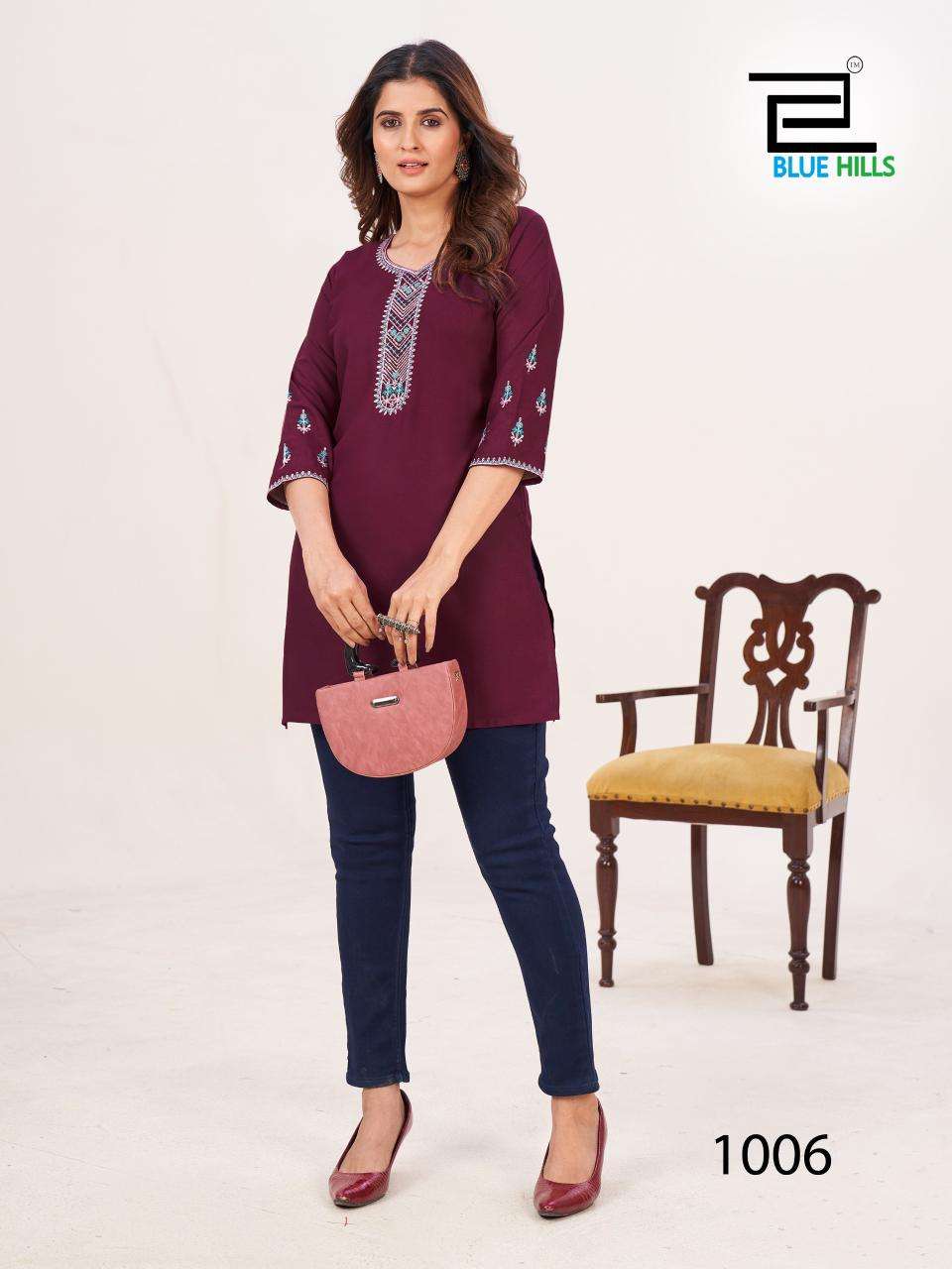 Blue Hills BLOOM Kurti Wholesale catalog
