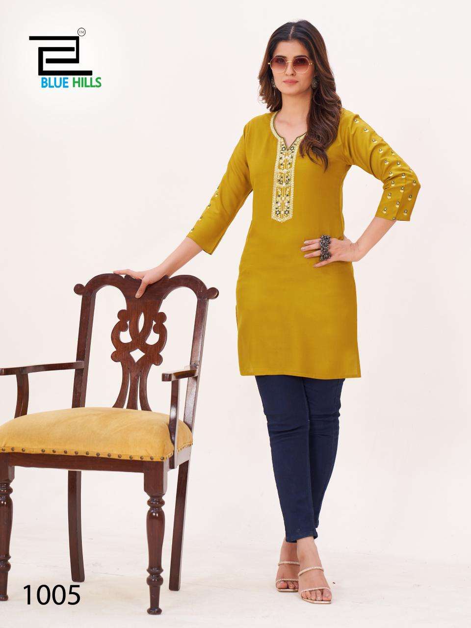 Blue Hills BLOOM Kurti Wholesale catalog