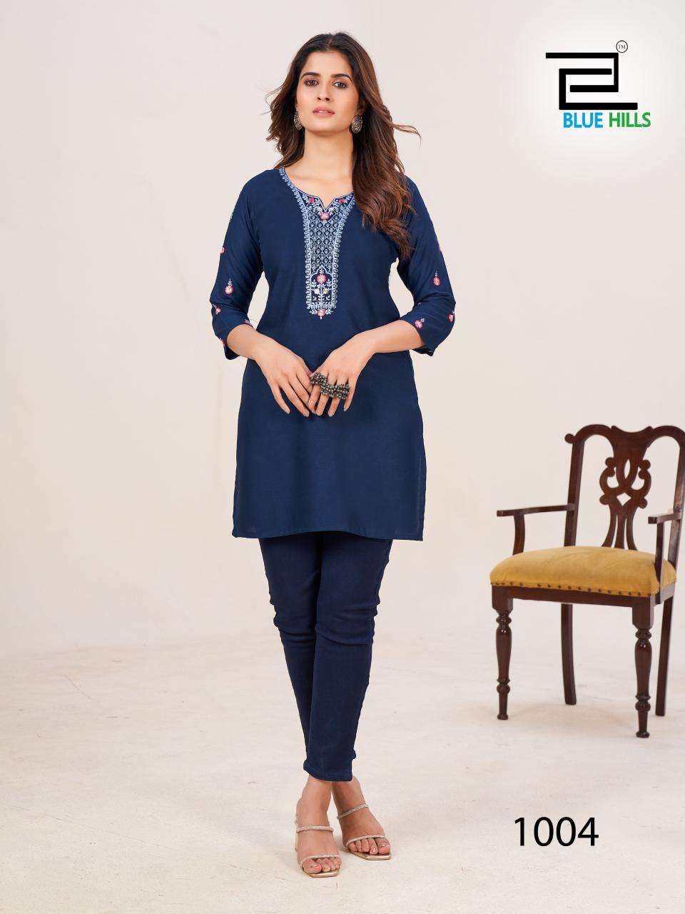 Blue Hills BLOOM Kurti Wholesale catalog