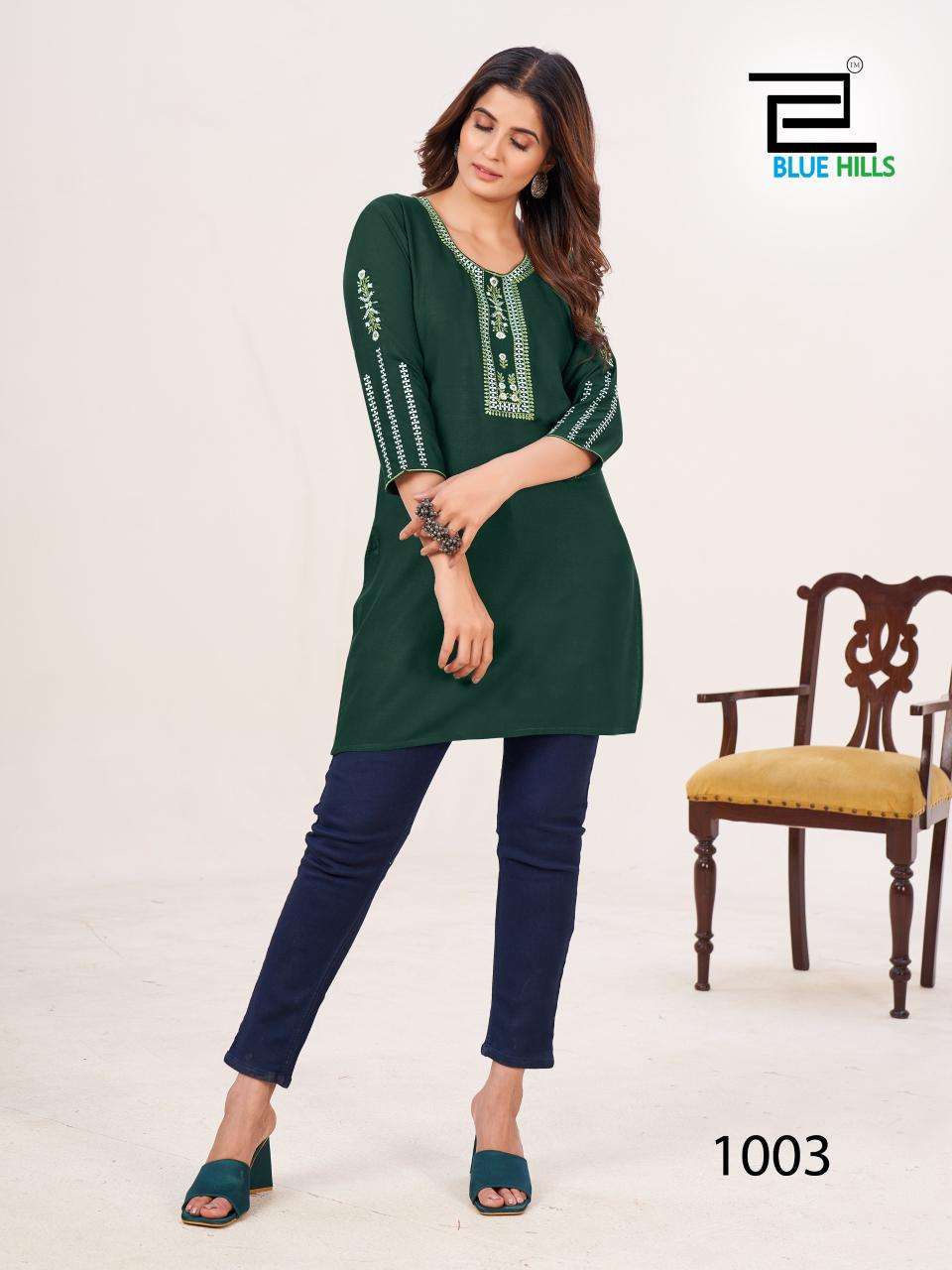 Blue Hills BLOOM Kurti Wholesale catalog