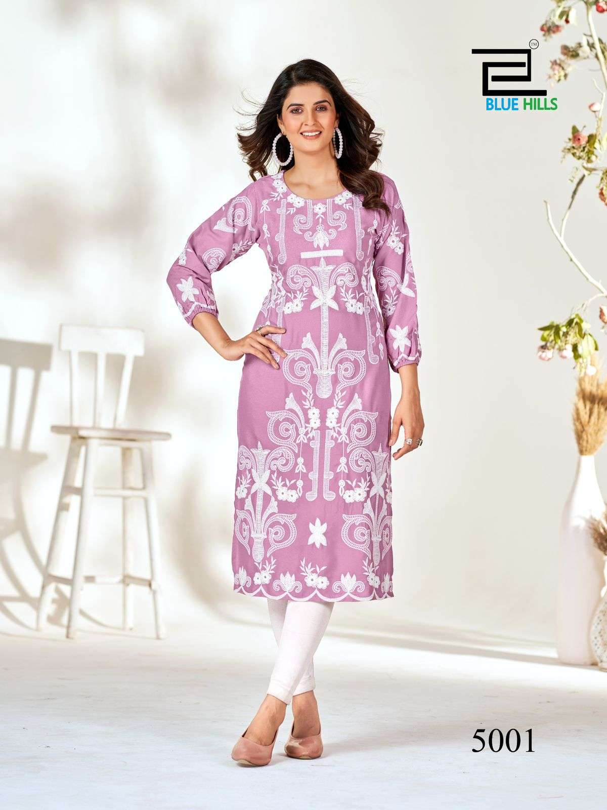 BLUE HILLS Kiara vol 5 Kurti Wholesale catalog