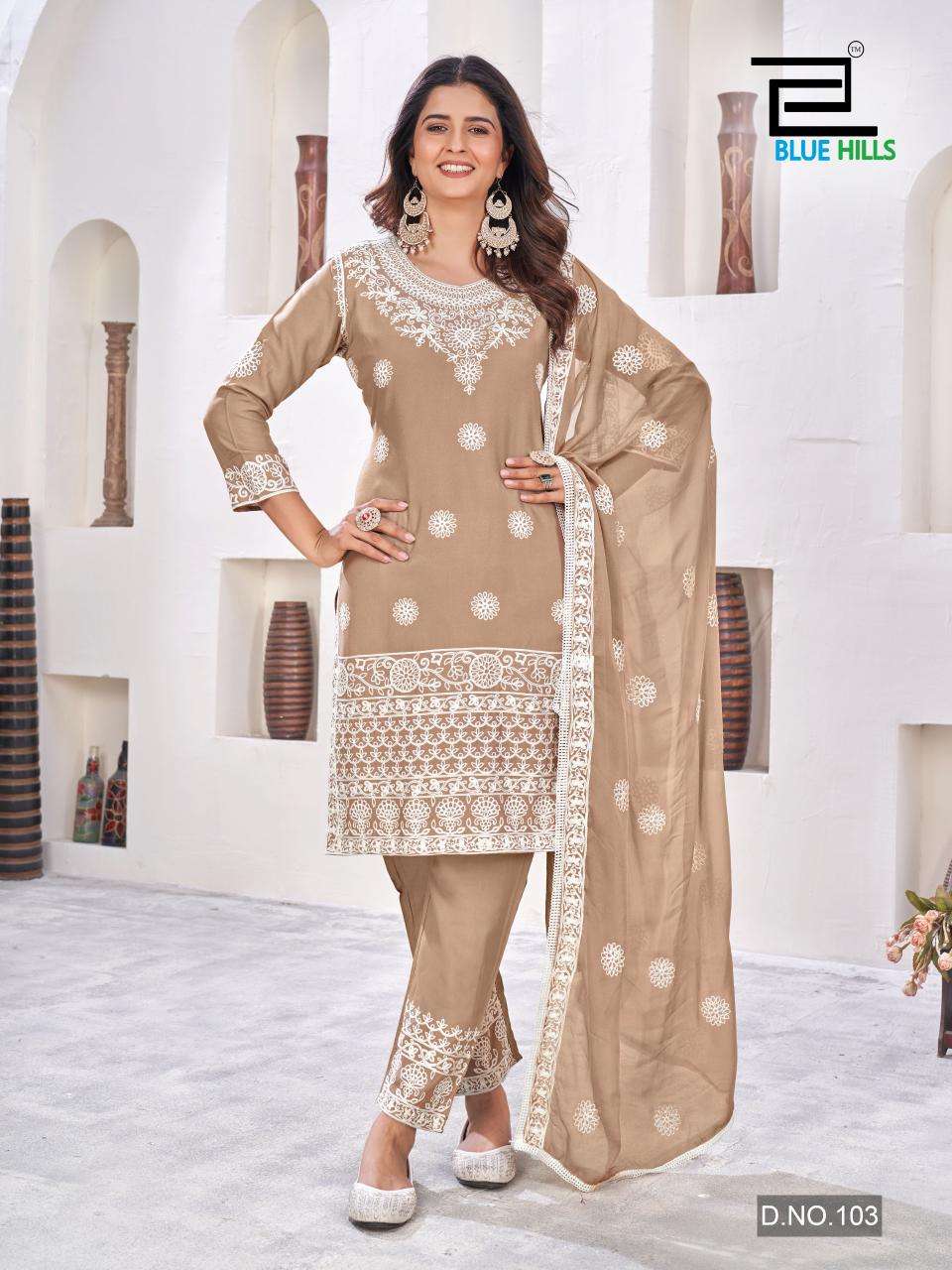 Blue Hills SHENAAZ vol -3 Kurti Wholesale catalog