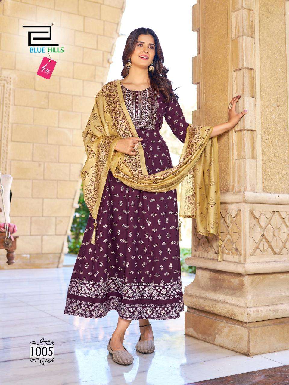 BLUE HILLS VASUKI Kurti Wholesale catalog