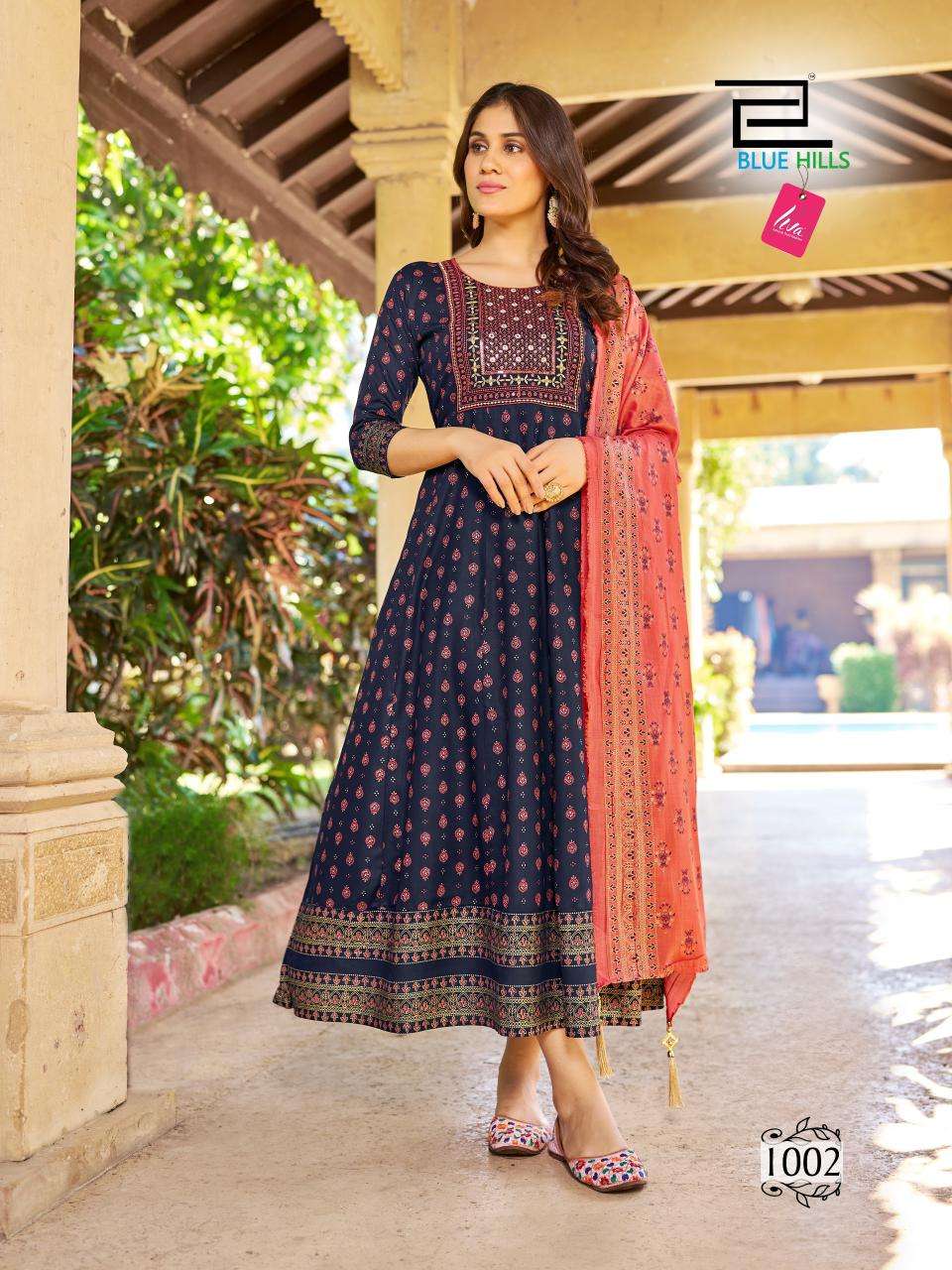 BLUE HILLS VASUKI Kurti Wholesale catalog