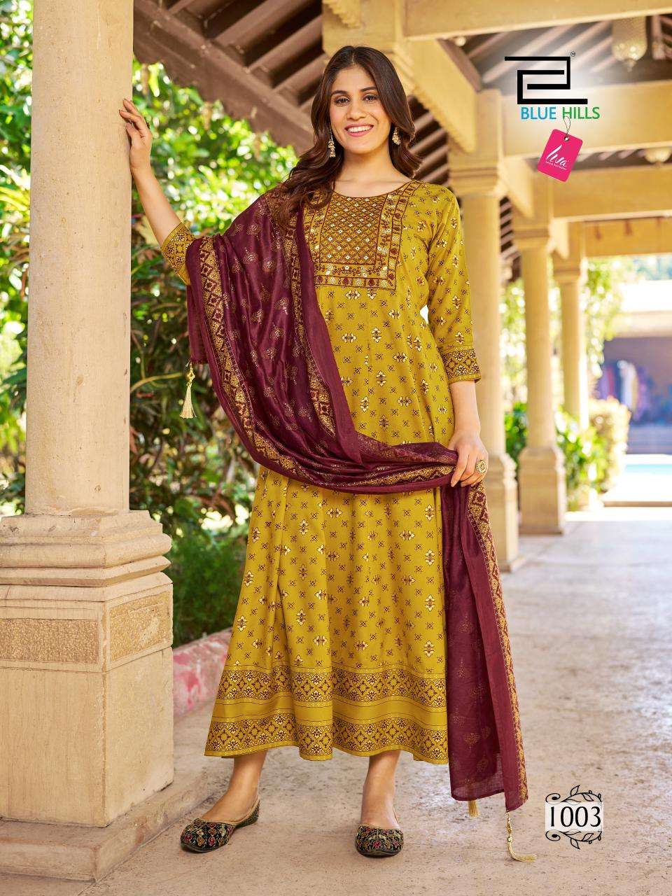 BLUE HILLS VASUKI Kurti Wholesale catalog