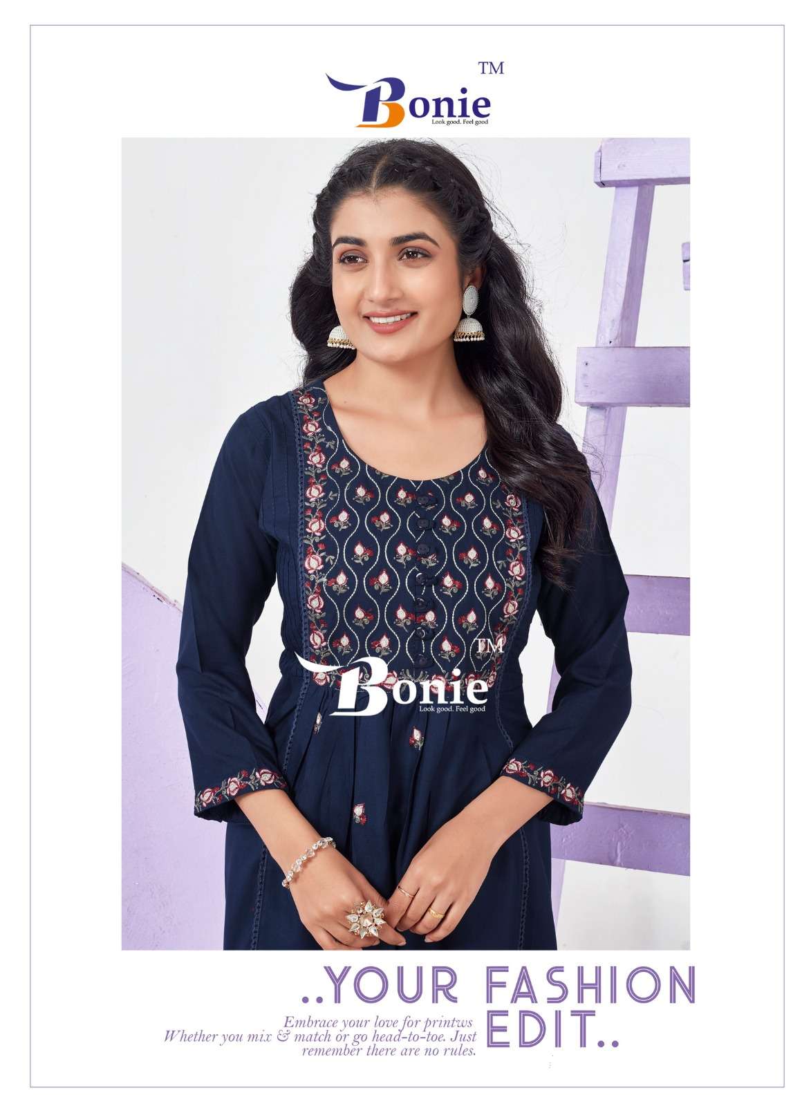 BONIE ADORE - 4 Kurti Wholesale catalog