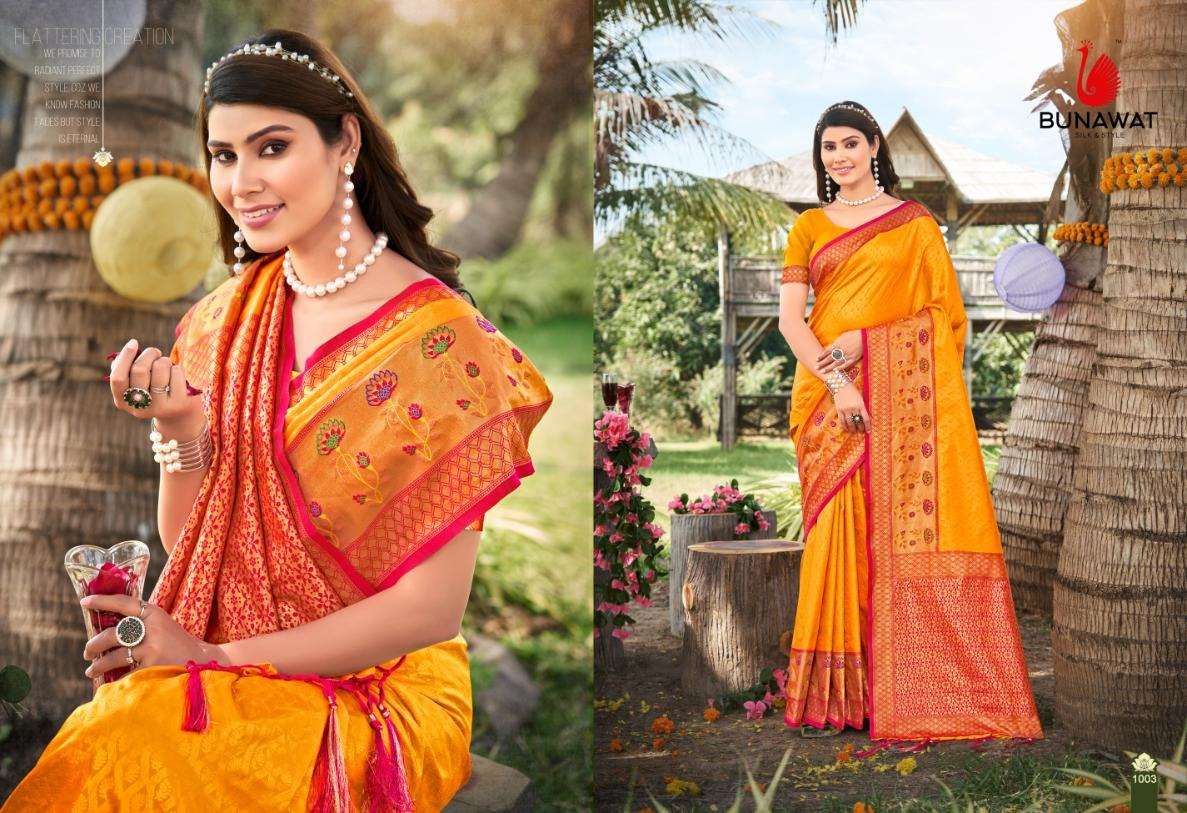 BUNAWAT Abhilasha Silk Banarasi Silk Saree Wholesale catalog