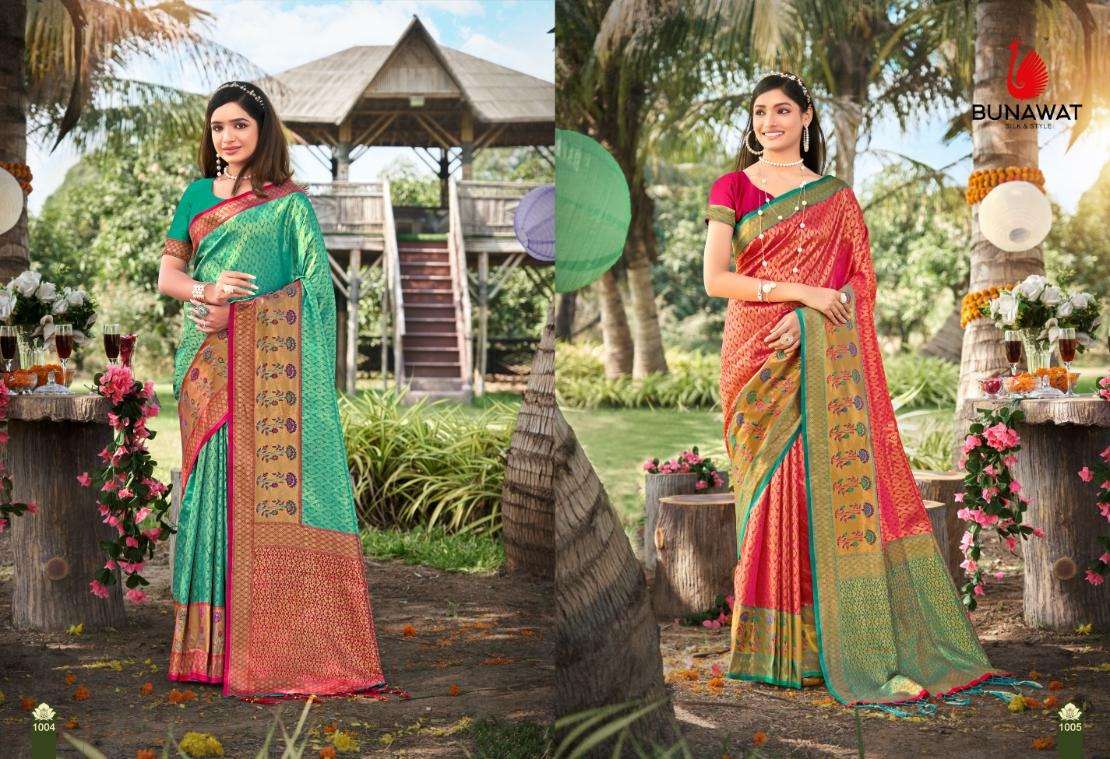BUNAWAT Abhilasha Silk Banarasi Silk Saree Wholesale catalog