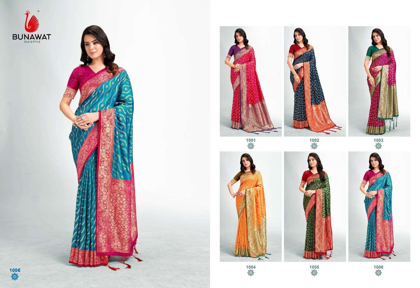 BUNAWAT Adhunik Silk Saree Wholesale catalog
