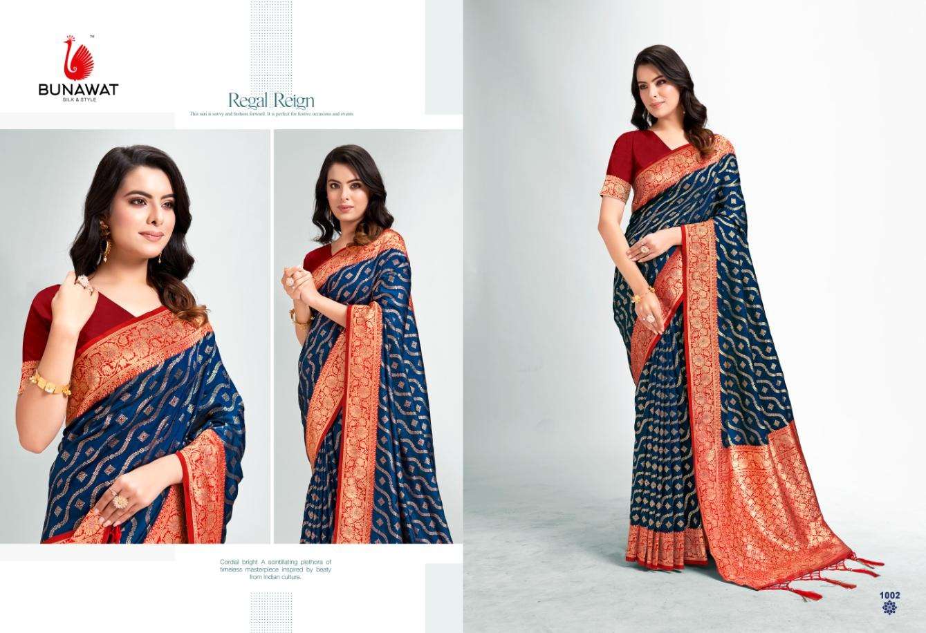 BUNAWAT Adhunik Silk Saree Wholesale catalog