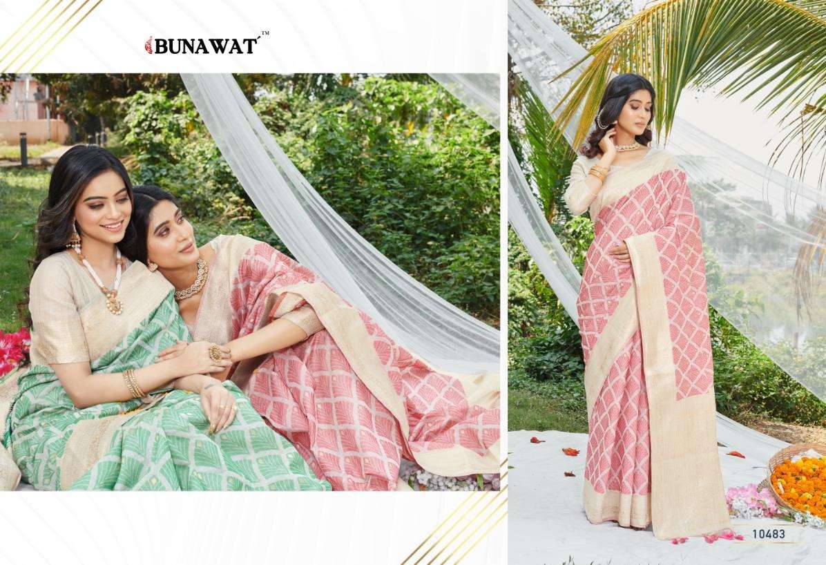 BUNAWAT AHANA COTTON Saree Wholesale catalog