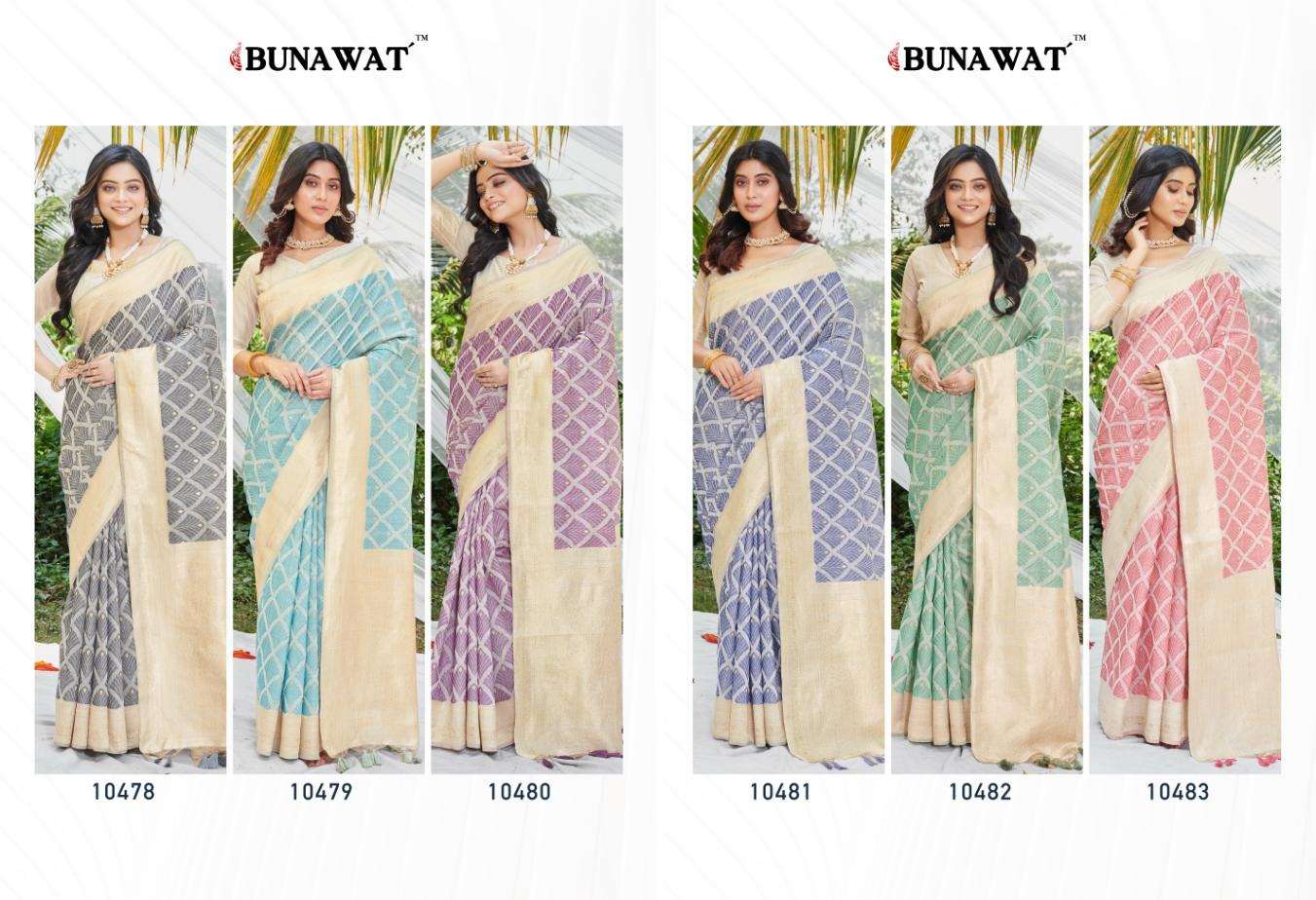 BUNAWAT AHANA COTTON Saree Wholesale catalog