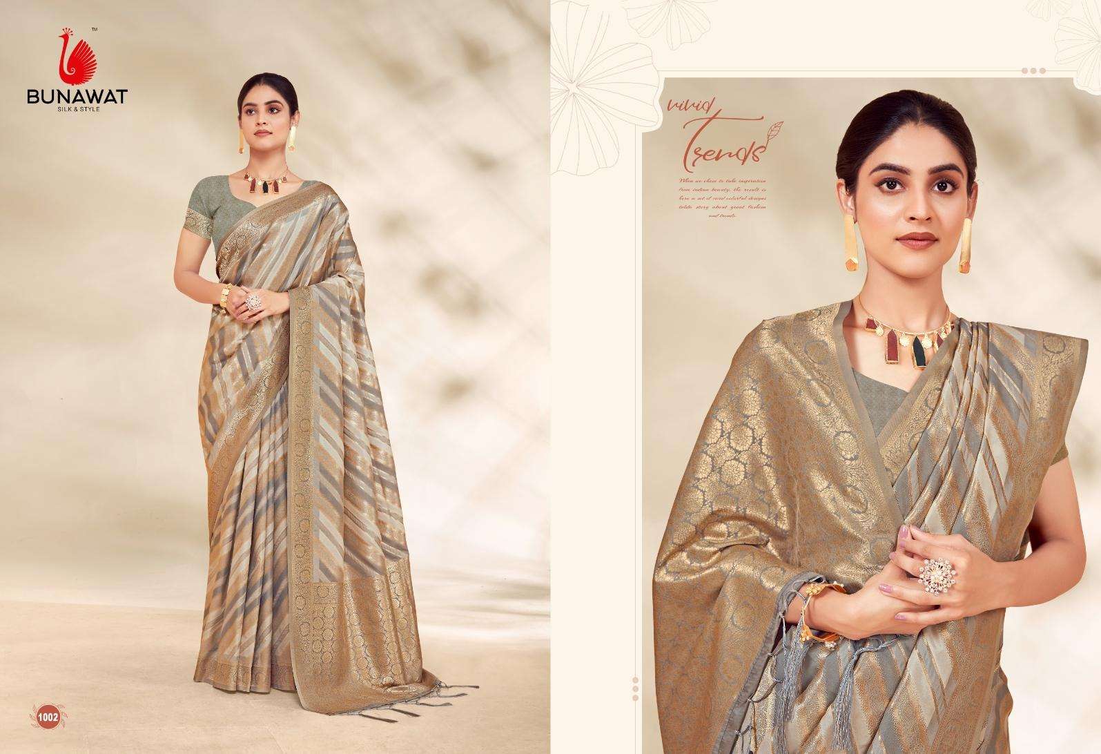 BUNAWAT Alia Silk Banarasi Silk Saree Wholesale catalog