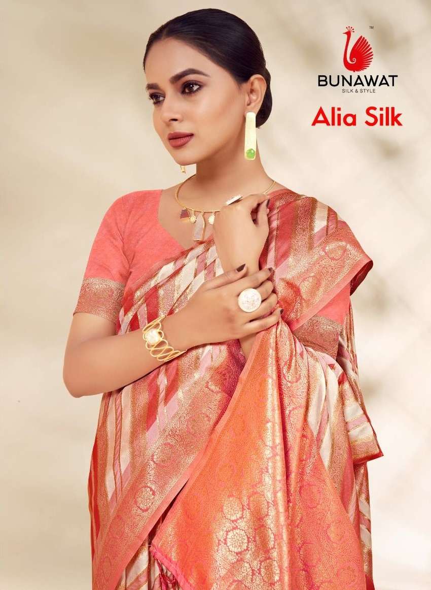 BUNAWAT Alia Silk Banarasi Silk Saree Wholesale catalog