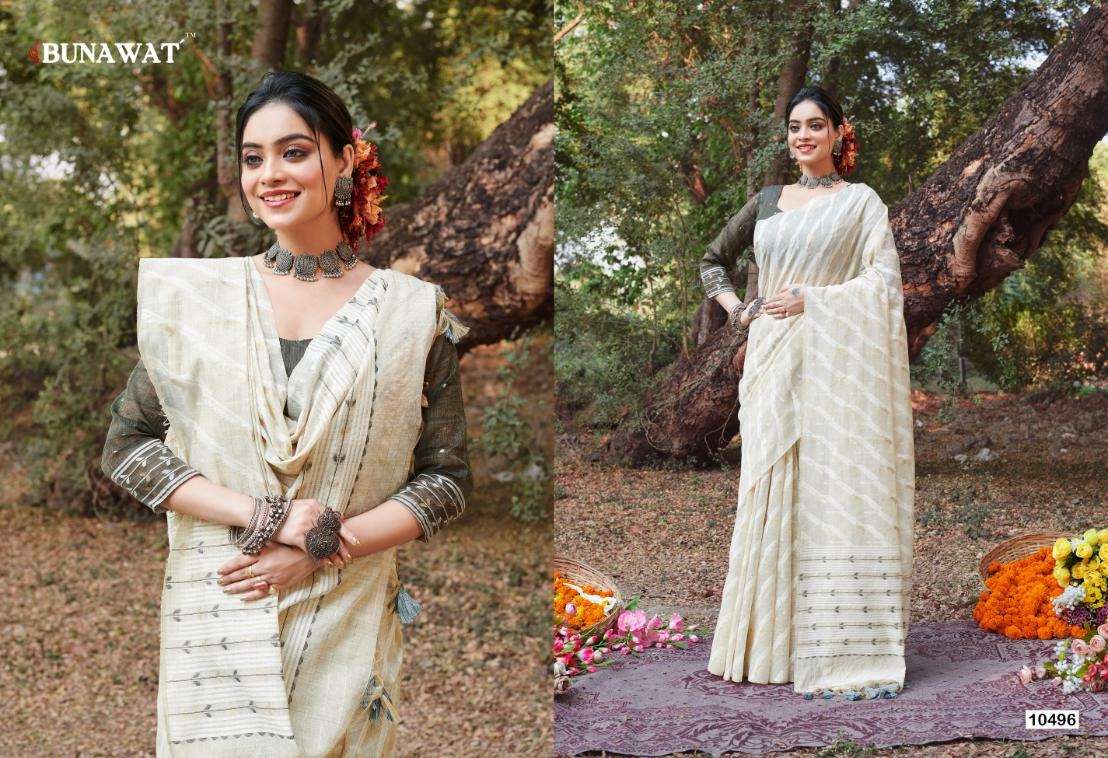 BUNAWAT COTTON JARI Saree Wholesale catalog