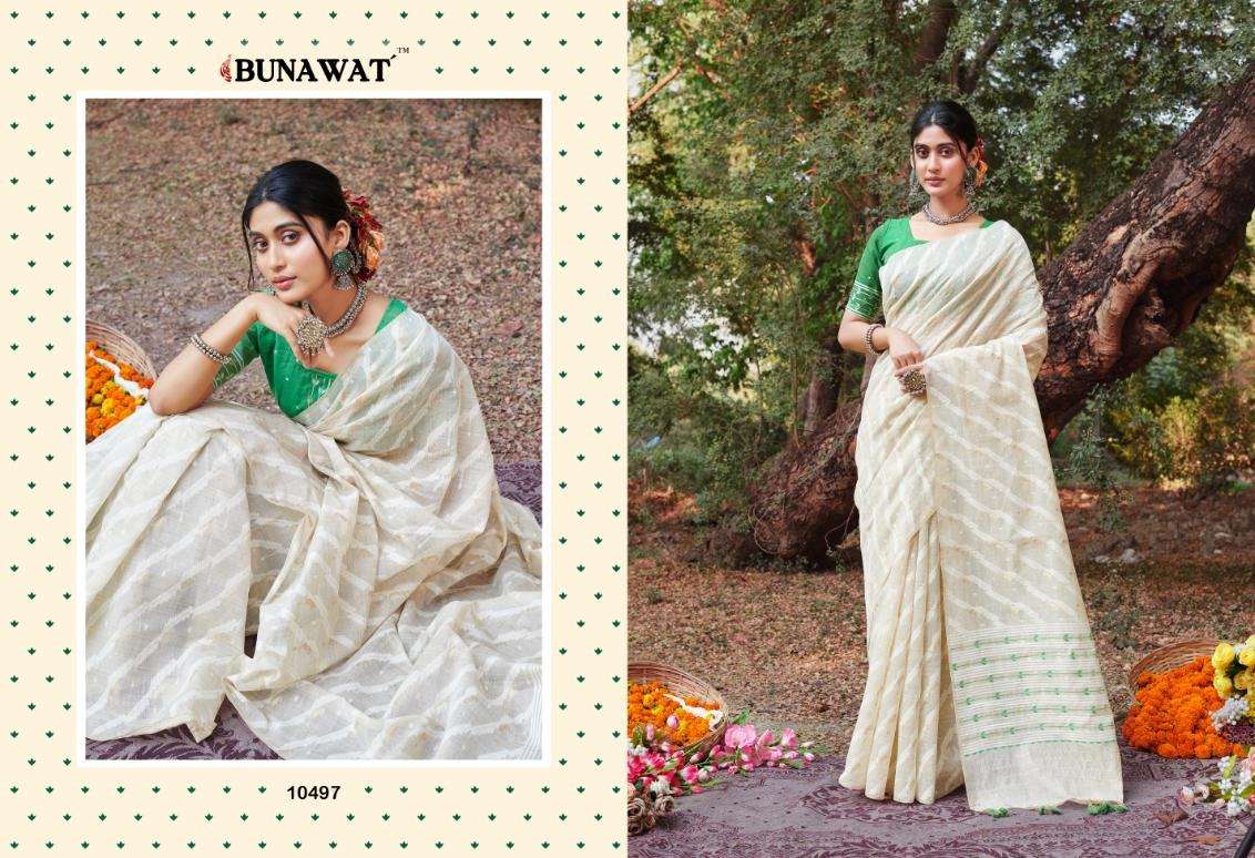 BUNAWAT COTTON JARI Saree Wholesale catalog