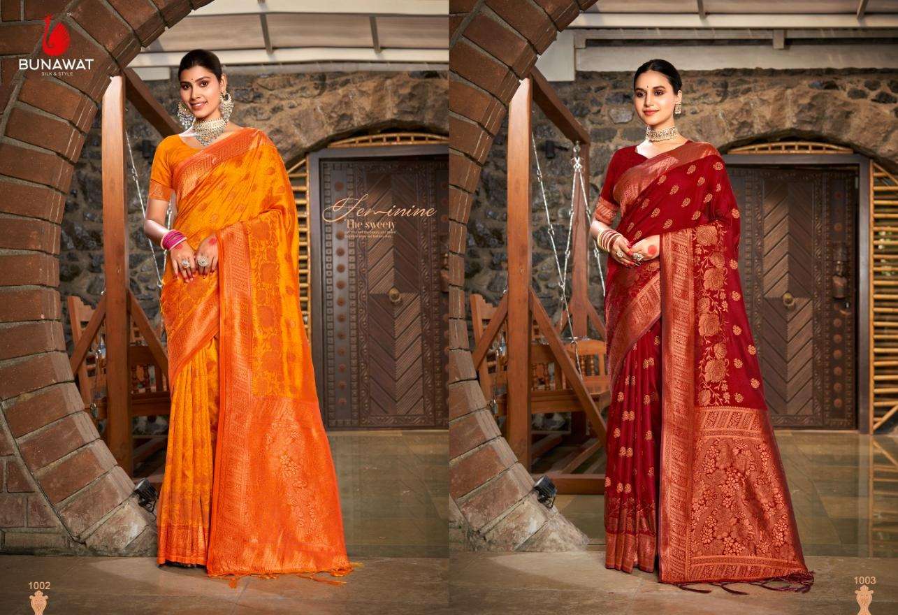 BUNAWAT Indu Silk Saree Wholesale catalog