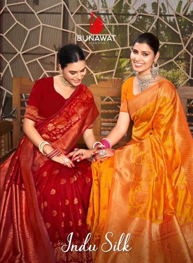 BUNAWAT Indu Silk Saree Wholesale catalog