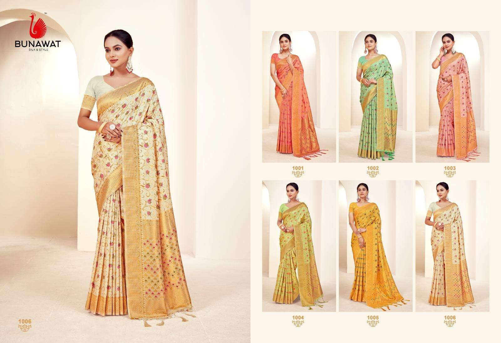 BUNAWAT Kalakriti Banarasi Silk Saree Wholesale catalog
