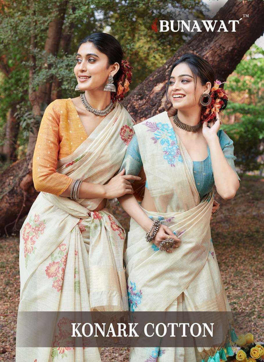 BUNAWAT KONARK COTTON Saree Wholesale catalog