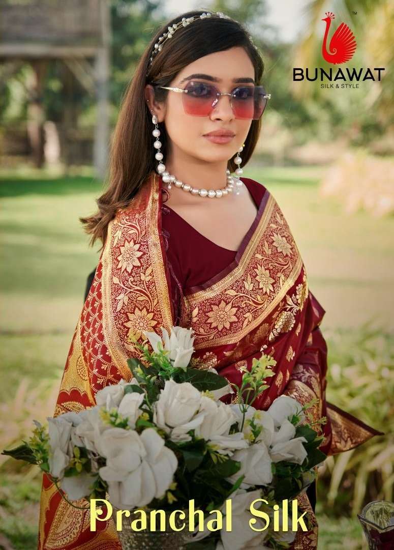 BUNAWAT Pranchal Silk Saree Wholesale catalog