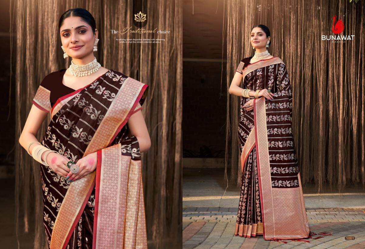 BUNAWAT Purnima  Silk Saree Wholesale catalog