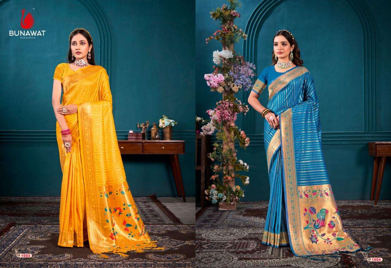 BUNAWAT Purva Silk Saree Wholesale catalog