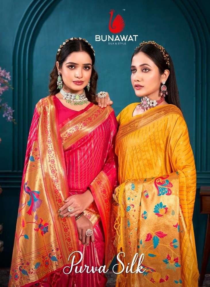 BUNAWAT Purva Silk Saree Wholesale catalog