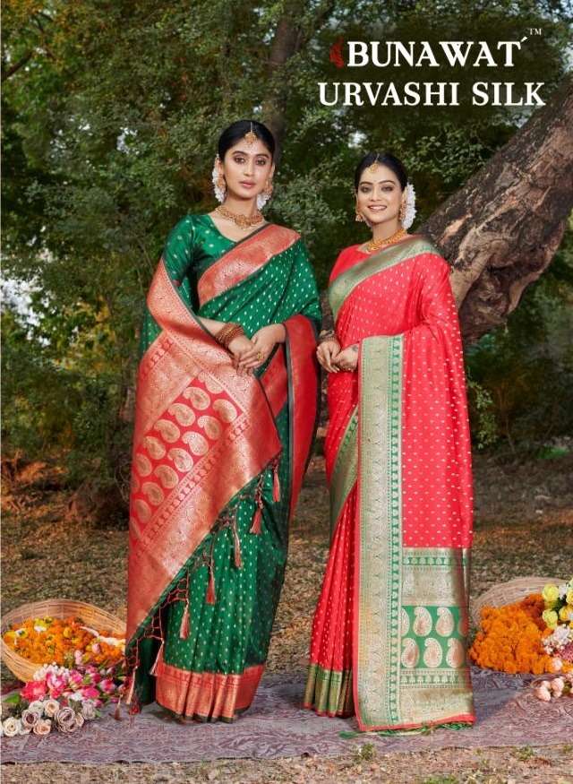 BUNAWAT URVASHI SILK Banarasi Silk Saree Wholesale catalog